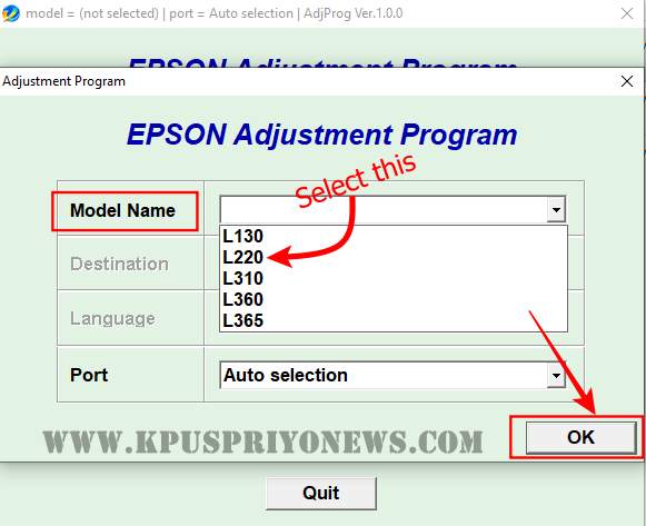 epson l380 adjustment program zip